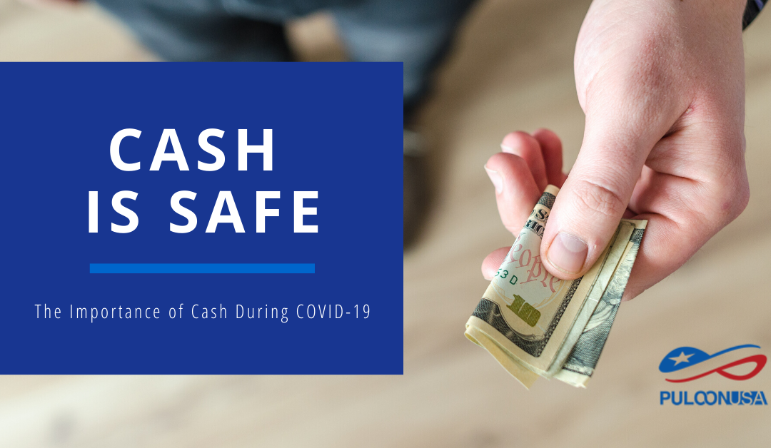 Cash is safe to use during COVID-19